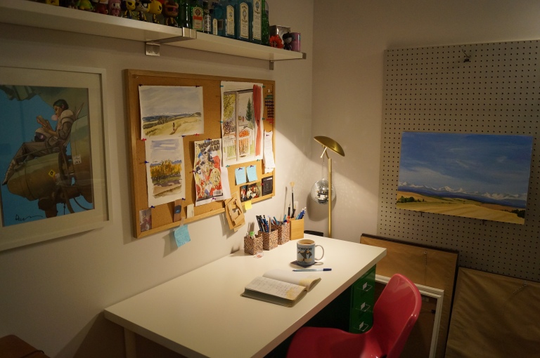 New studio desk